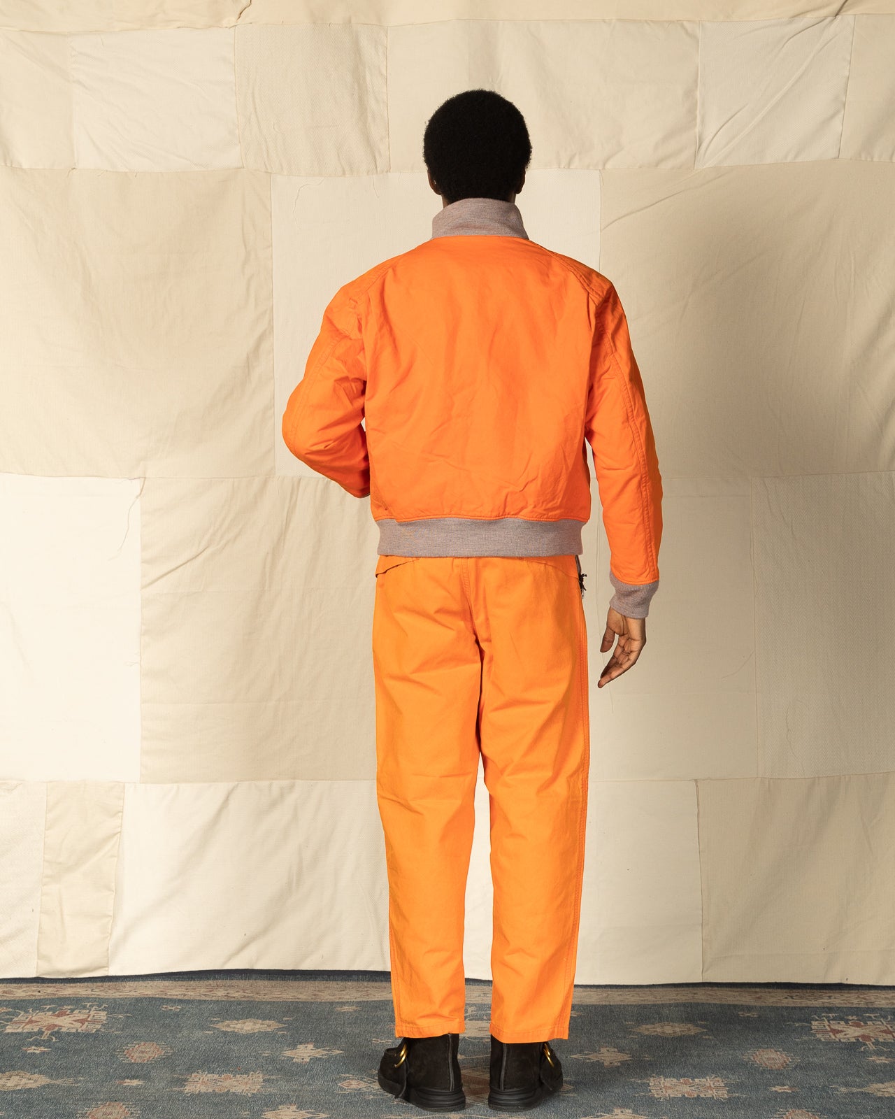 MotivMfg Vector Bomber Jacket - Lava Halley Stevenson "Military Finish" Waxed Cotton - Standard & Strange