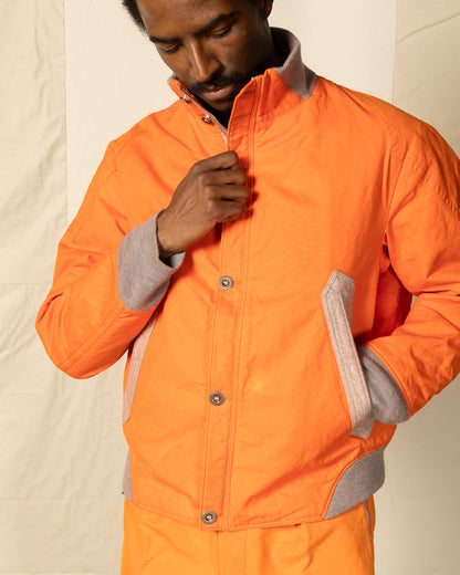 MotivMfg Vector Bomber Jacket - Lava Halley Stevenson "Military Finish" Waxed Cotton - Standard & Strange