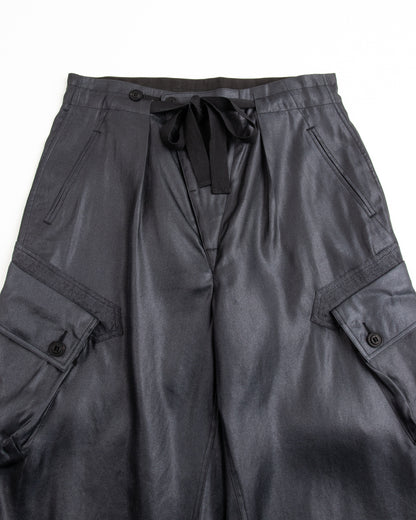 MotivMfg Adjustable Cargo Pants - High Twist Tussah Silk Twill/Midnight - Standard & Strange