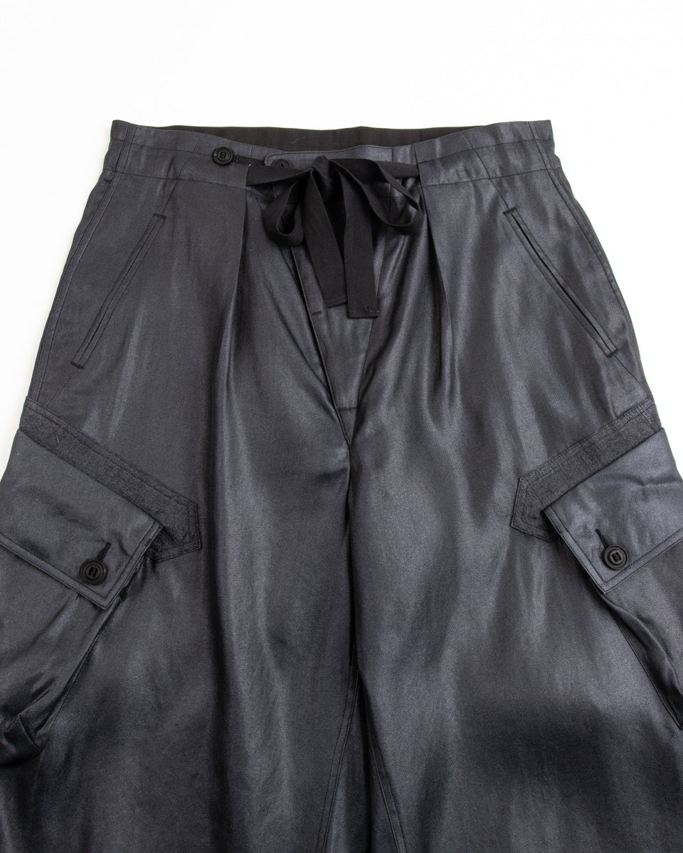 MotivMfg Adjustable Cargo Pants - High Twist Tussah Silk Twill/Midnight - Standard & Strange