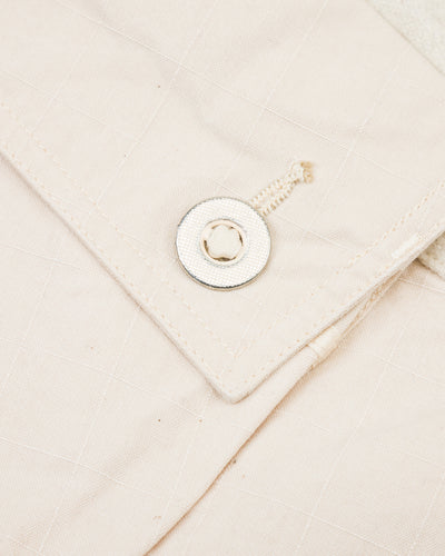 MotivMfg Adjustable Cargo Pants - Natural Ripstop Waxed Cotton - Standard & Strange