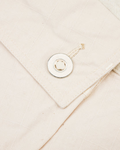 MotivMfg Adjustable Cargo Pants - Natural Ripstop Waxed Cotton - Standard & Strange