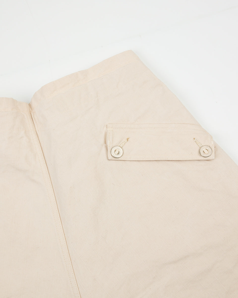 MotivMfg Adjustable Cargo Pants - Natural Ripstop Waxed Cotton - Standard & Strange