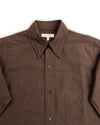 MotivMfg Authentic Fit BD Shirt - Lawn/Espresso Japanese Cotton Hemp - Standard & Strange