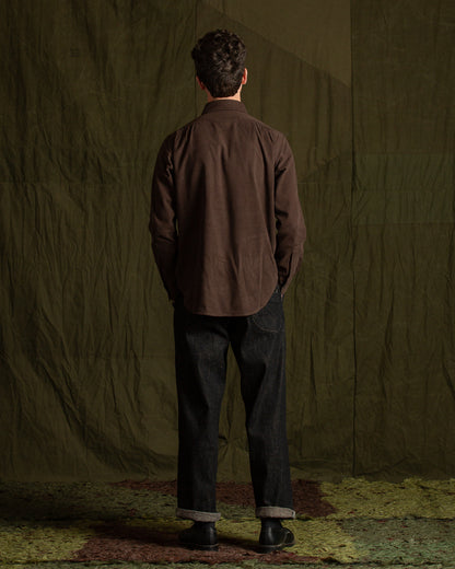 MotivMfg Authentic Fit BD Shirt - Maroon Japanese Cotton Flannel - Standard & Strange