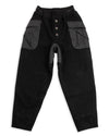 MotivMfg British Army Sweat Pants - Black Wool Boucle Knit - Standard & Strange