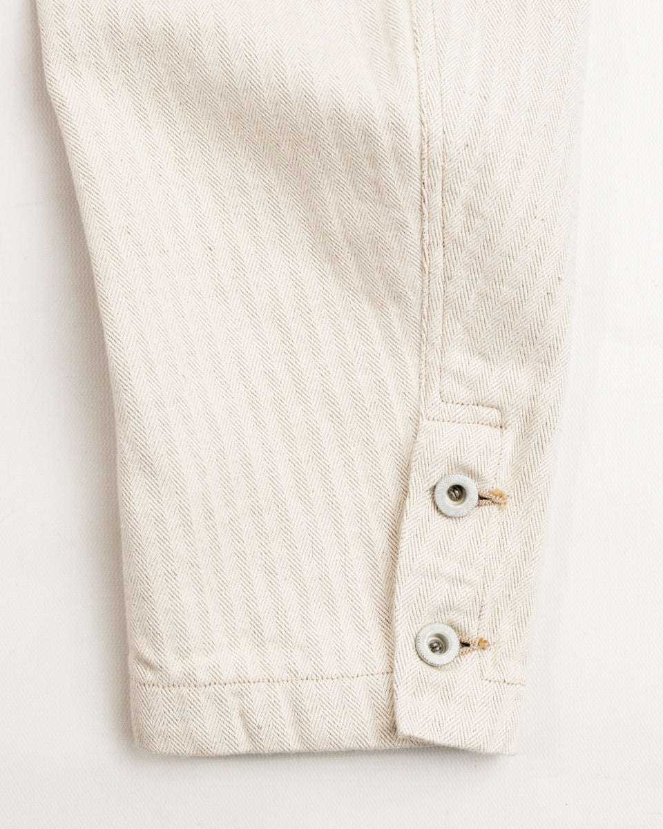 MotivMfg Castel Denim Jacket - Original Herringbone Denim/Natural - Standard & Strange