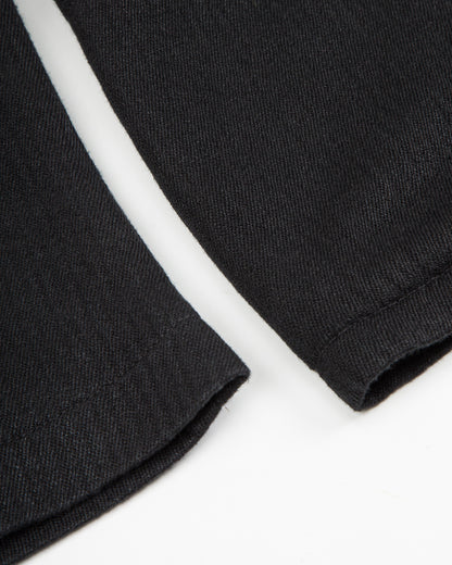 MotivMfg Continental Sack Jacket - Black Linen Wool Pique - Standard & Strange