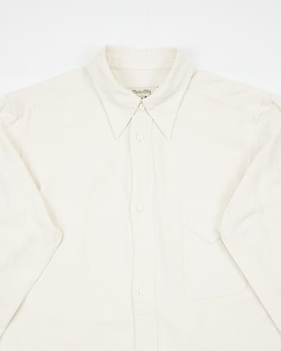 MotivMfg Draughtsman Shirt  - Eggshell Tussah Silk - Standard & Strange