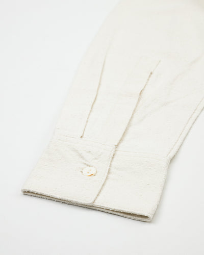 MotivMfg Draughtsman Shirt  - Eggshell Tussah Silk - Standard & Strange