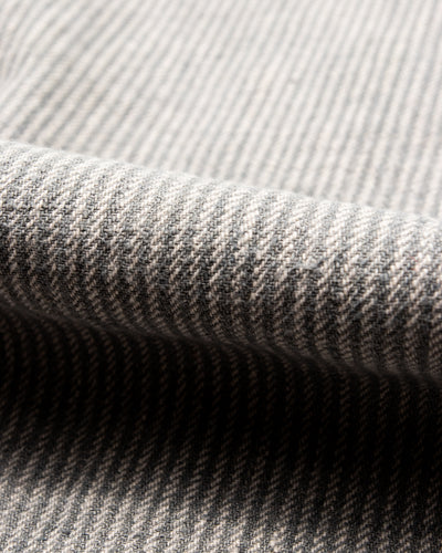 MotivMfg English Trousers - Light Grey Stripe High Twist Linen - Standard & Strange