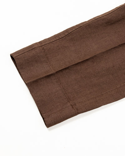 MotivMfg English Trousers - Brown Irish Linen Broadcloth - Standard & Strange