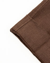 MotivMfg English Trousers - Brown Irish Linen Broadcloth - Standard & Strange