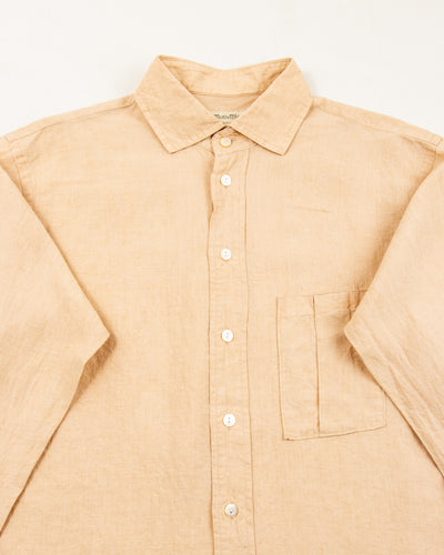 MotivMfg Gyorgy Shirt - Buff Superfine Linen Broadcloth - Standard & Strange