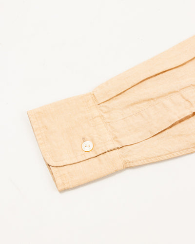 MotivMfg Gyorgy Shirt - Buff Superfine Linen Broadcloth - Standard & Strange