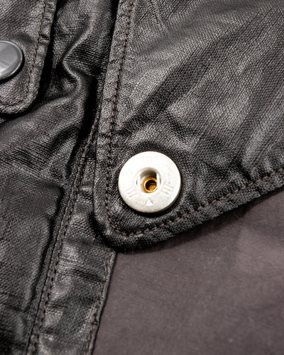 MotivMfg Hybrid Parka - Charcoal Japanese Shrunk Nylon - Standard & Strange