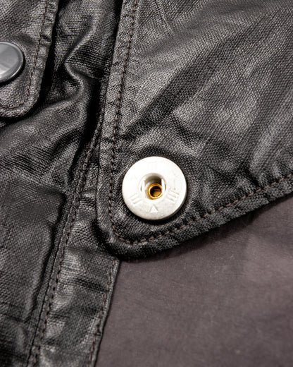 MotivMfg Hybrid Parka - Charcoal Japanese Shrunk Nylon - Standard & Strange