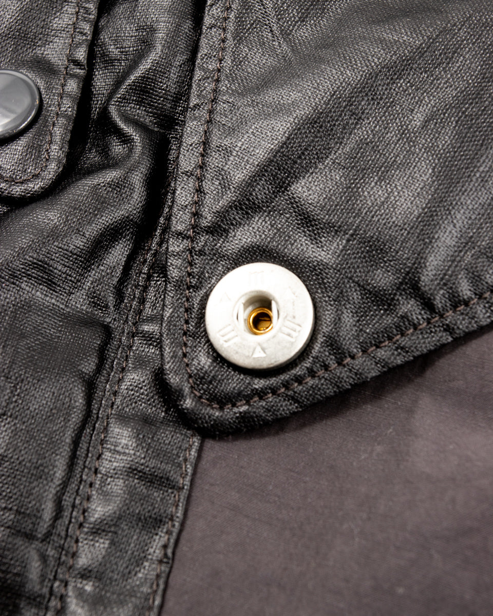 MotivMfg Hybrid Parka - Charcoal Japanese Shrunk Nylon - Standard & Strange