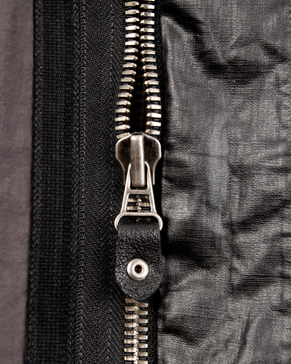 MotivMfg Hybrid Parka - Charcoal Japanese Shrunk Nylon - Standard & Strange