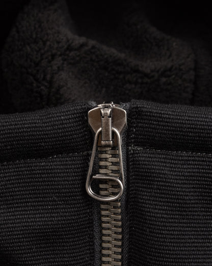 MotivMfg Lander Down Coat - Charcoal Halley Stevenson "Military Finish" Waxed Cotton - Standard & Strange