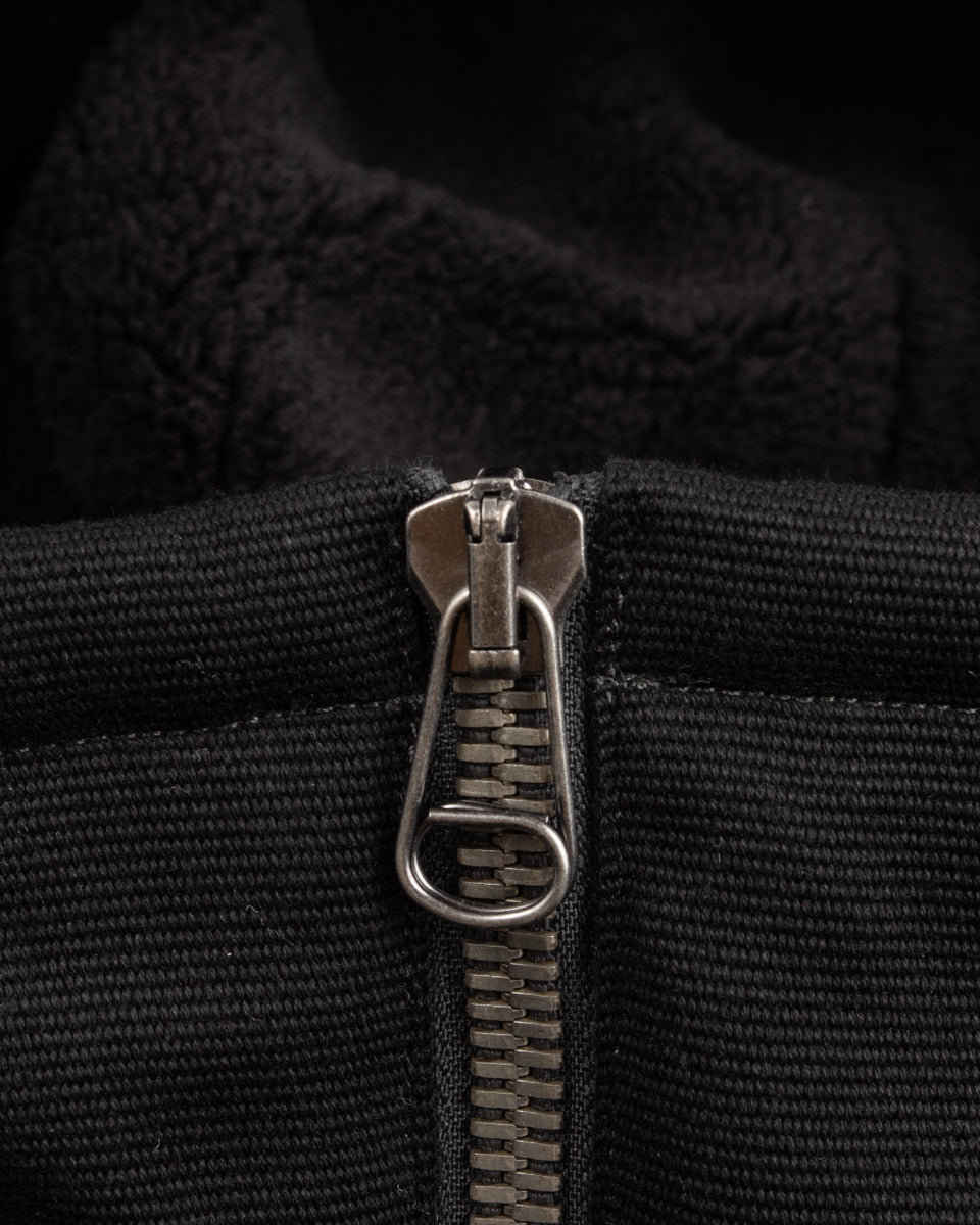 MotivMfg Lander Down Coat - Charcoal Halley Stevenson "Military Finish" Waxed Cotton - Standard & Strange