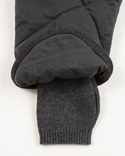 MotivMfg Lander Down Coat - Charcoal Halley Stevenson "Military Finish" Waxed Cotton - Standard & Strange