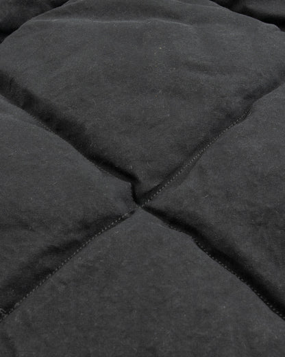 MotivMfg Lander Down Coat - Charcoal Halley Stevenson "Military Finish" Waxed Cotton - Standard & Strange