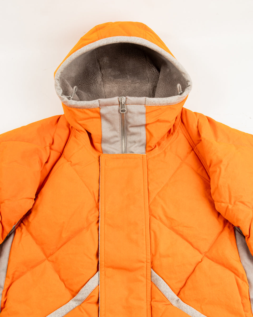 MotivMfg Lander Down Coat - Lava Halley Stevenson "Military Finish" Waxed Cotton - Standard & Strange