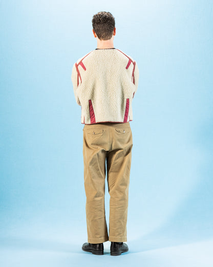 MotivMfg Mod. Deacon Flight Liner Jacket - Smog Lightweight Fleece - Standard & Strange