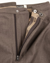 MotivMfg Mod. Kinetic Trousers - Dark Natural Optim Wool - Standard & Strange