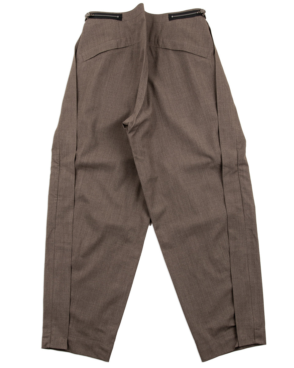 MotivMfg Mod. Kinetic Trousers - Dark Natural Optim Wool - Standard & Strange