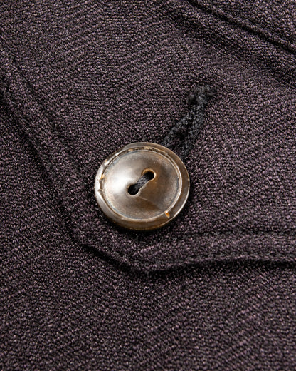 MotivMfg Oblique Shorts - Aubergine Tussah Silk Herringbone - Standard & Strange