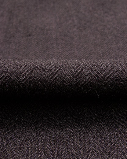 MotivMfg Oblique Shorts - Aubergine Tussah Silk Herringbone - Standard & Strange