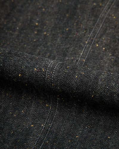 MotivMfg Peak Lapel Lounge Jacket - Char Brown Donegal Denim - Standard & Strange