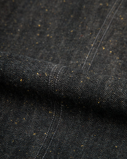 MotivMfg Peak Lapel Lounge Jacket - Char Brown Donegal Denim - Standard & Strange