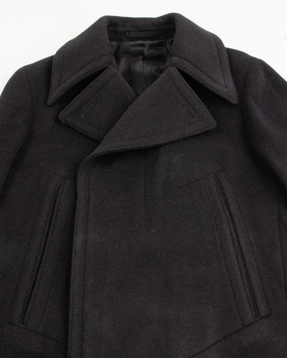 MotivMfg Platica Peacoat - Black Mallelieus Vintage Velour Overcoating - Standard & Strange