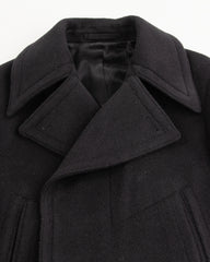 MotivMfg Platica Peacoat - Black Mallelieus Vintage Velour Overcoating - Standard & Strange