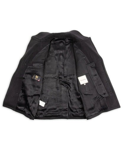 MotivMfg Platica Peacoat - Black Mallelieus Vintage Velour Overcoating - Standard & Strange
