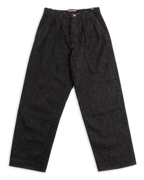 Adjustable Cargo Pants - Charcoal Halley Stevenson Military Finish Waxed  Cotton