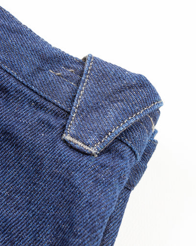 MotivMfg Pleat Denim Trousers - Indigo Linen Cotton Denim - Standard & Strange