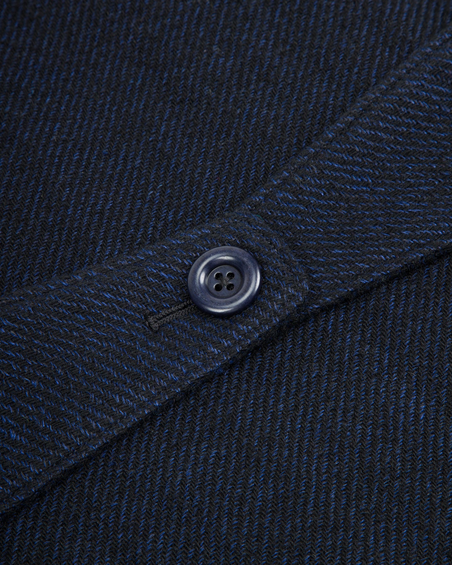 MotivMfg Relaxed Brigadier Coat - Boelite Blue Double Face Tweed - Standard & Strange