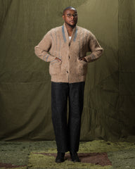 MotivMfg Soviet Felt Cardigan Coat - Khaki - Standard & Strange