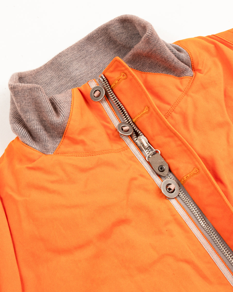 MotivMfg Vector Bomber Jacket - Lava Halley Stevenson "Military Finish" Waxed Cotton - Standard & Strange