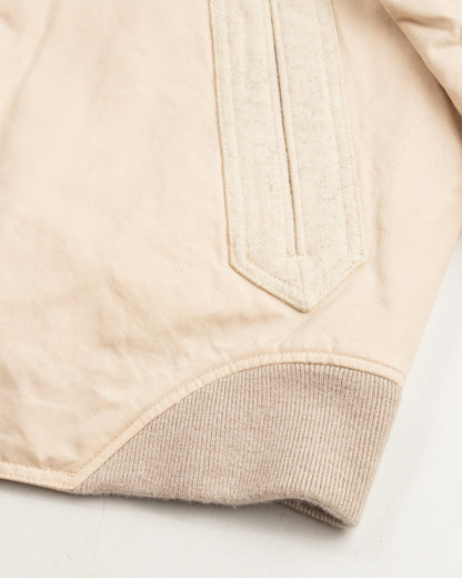 MotivMfg Vector Bomber Jacket Halley Stevenson "Military Finish" - Natural Waxed Cotton - Standard & Strange