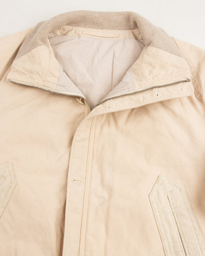 MotivMfg Vector Bomber Jacket Halley Stevenson "Military Finish" - Natural Waxed Cotton - Standard & Strange
