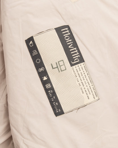 MotivMfg Vector Bomber Jacket Halley Stevenson "Military Finish" - Natural Waxed Cotton - Standard & Strange