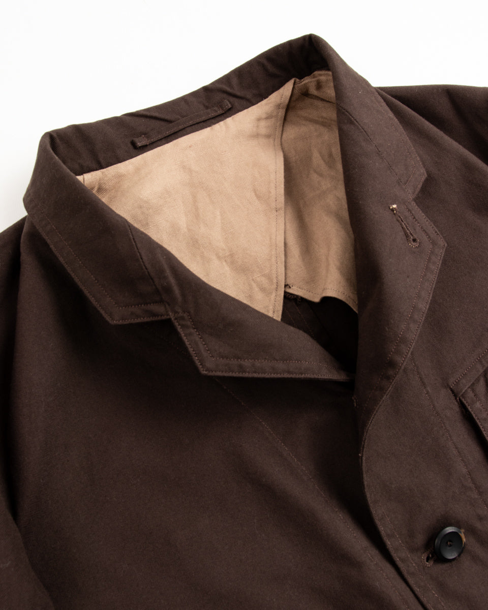 Work Sack Jacket - Japanese Cotton Hopsack/Espresso