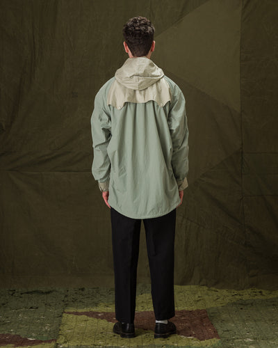 MotivMfg Hybrid Parka - Aqua Japanese Shrunk Nylon - Standard & Strange