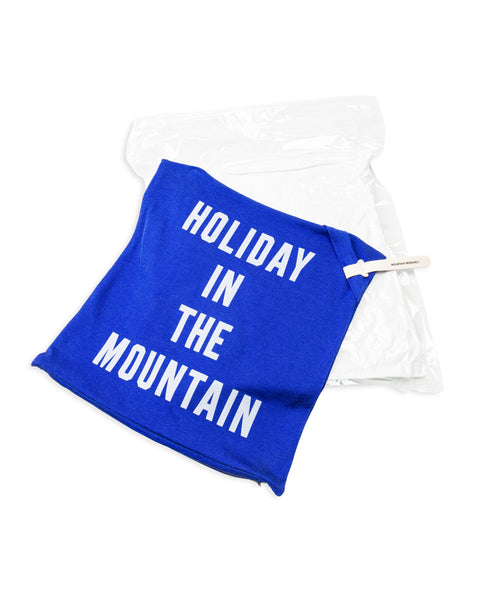 マウンテンリサーチ Holidays in The Mountain クッション Mountain Research H.I.T.M Cushion - Blue – Standard & Strange