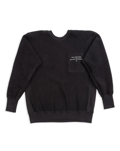 Mountain Research Black 4Days Sweatshirt - Black - Standard & Strange